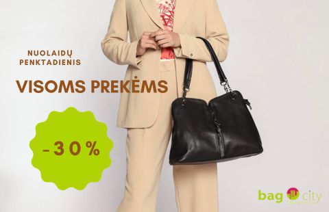 Nuolaidų penktadienis su Bag City