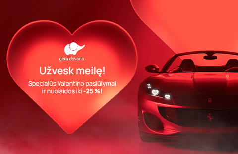 Valentino dienos pasiūlymai ir nuolaidos