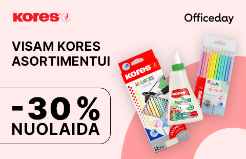 -30% nuolaida visam KORES asortimentui!