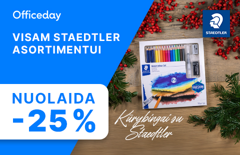 -25% nuolaida visam STAEDTLER asortimentui!