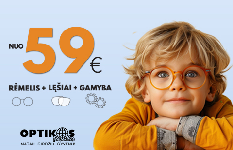 Akiniai viskas įskaičiuota nuo 59€