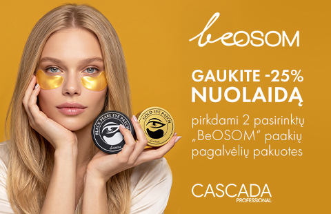 -25% perkant 2 pakuotes „BeOsom“ paakių pagalvėlių