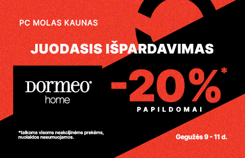 Prekių be nuolaidų – nėra!