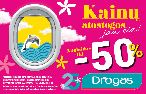 KAINŲ ATOSTOGOS!