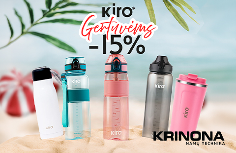 -15% visam „Kiro“ gertuvių asortimentui