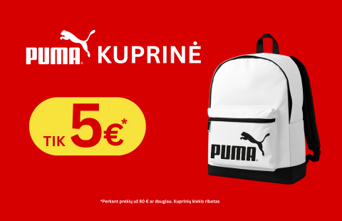 Kuprinė tik 5 EUR*
