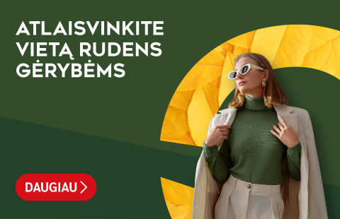 ATLAISVINKITE VIETĄ RUDENS GĖRYBĖMS