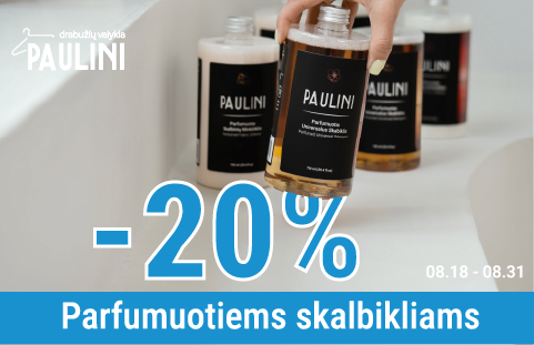 Dabar –20% nuolaida!