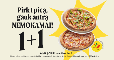 1+1 NEMOKAMAI