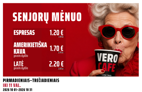 Senjorų mėnuo VERO CAFE