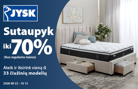 Sutaupyk iki 70%