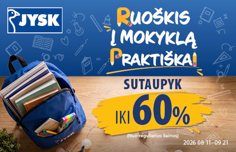 RUOŠKIS Į MOKYKLĄ PRAKTIŠKAI