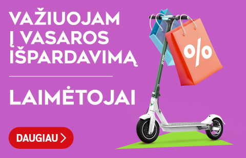 VAŽIUOJAM Į VASAROS IŠPARDAVIMĄ | LAIMĖTOJAI